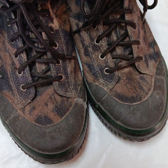 Cabela\'s Camouflage Men\'s Shank Canvas Boots Size 10 Preowned main image 5
